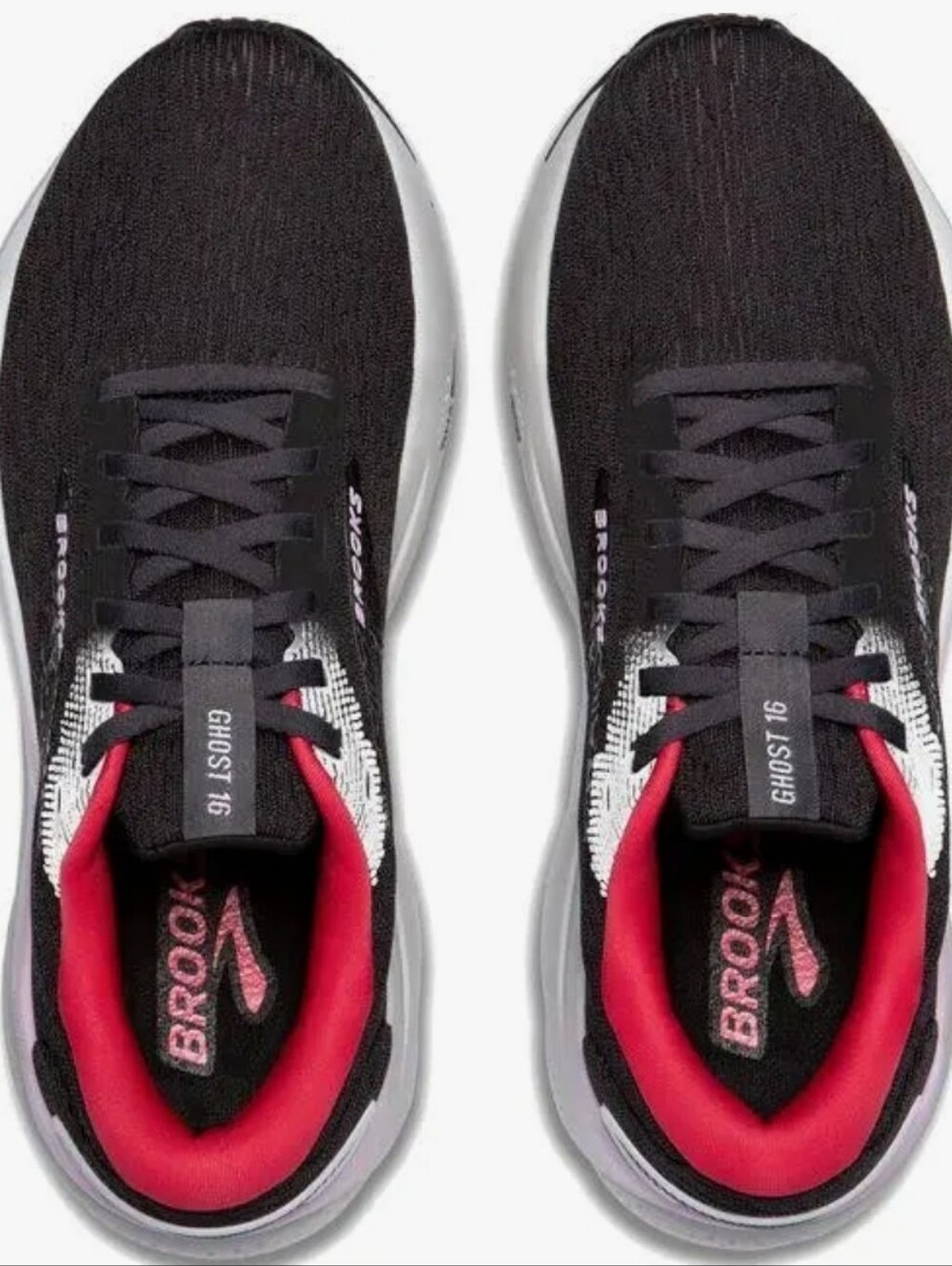 BROOKS GHOST 16 Women's 10.5B Black/Raspberry